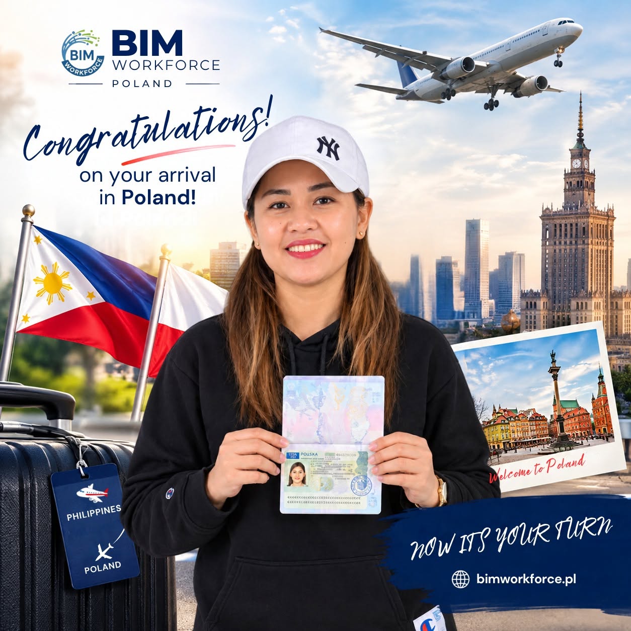 Candidates placed by BIM WORKFORCE after arriving in Poland